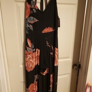 Super cute floral romper L